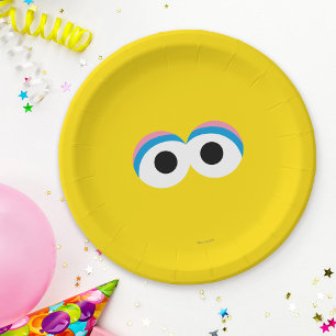 Big Bird Big Face Paper Plate