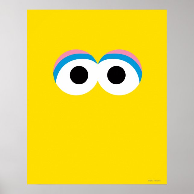 Big Bird Big Face Poster (Front)