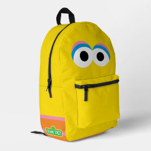 Big Bird Big Face Printed Backpack