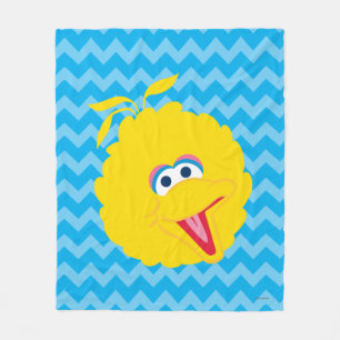 Big Bird Face Fleece Blanket