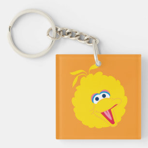 Big Bird Face Key Ring