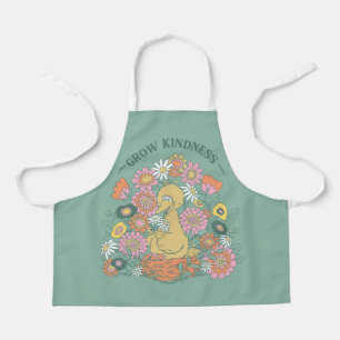 Big Bird Grow Kindness Floral Graphic Apron
