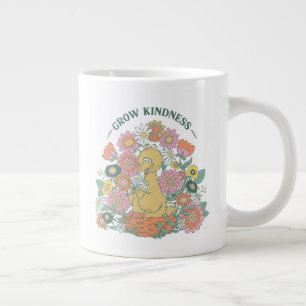 Big Bird   Grow Kindness Floral Graphic Large Coffee Mug