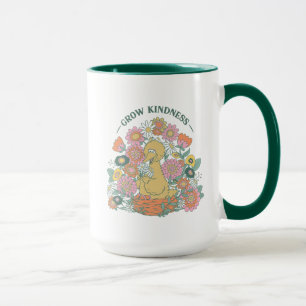 Big Bird   Grow Kindness Floral Graphic Mug