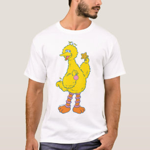 Big Bird Holding Christmas Ornaments T-Shirt