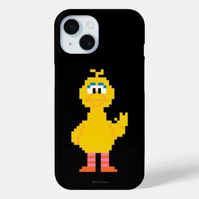 Big Bird Pixel Art Case-Mate iPhone Case (Back)