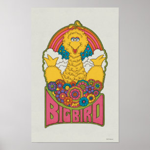 Big Bird Psychedelic Poster