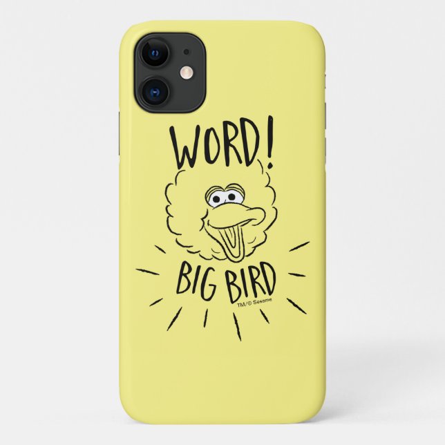 Big Bird Skate Logo - Word! Big Bird Case-Mate iPhone Case (Back)