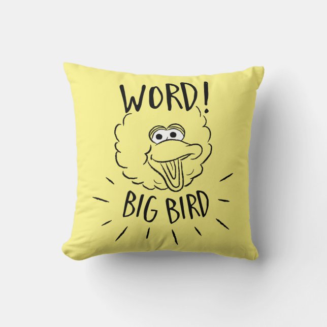 Big Bird Skate Logo - Word! Big Bird Cushion (Front)