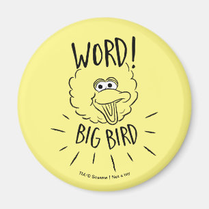 Big Bird Skate Logo - Word! Big Bird Magnet