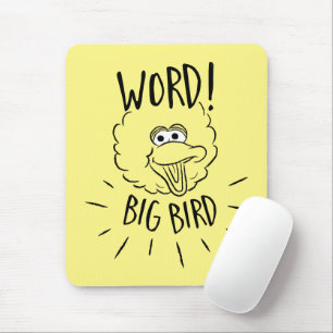 Big Bird Skate Logo - Word! Big Bird Mouse Mat
