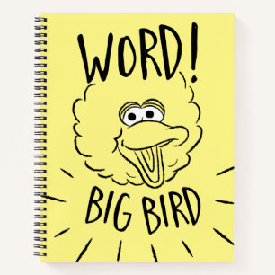 Big Bird Skate Logo - Word! Big Bird Notebook