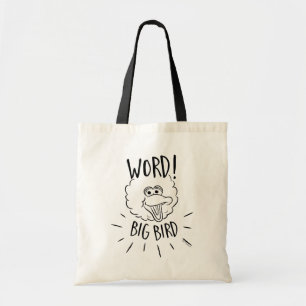 Big Bird Skate Logo - Word! Big Bird Tote Bag