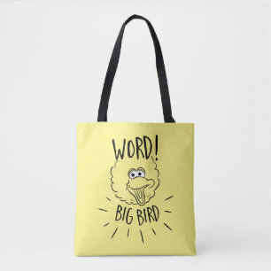 Big Bird Skate Logo - Word! Big Bird Tote Bag