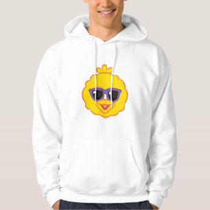 Big Bird Smiling Face with Sunglasses Hoodie