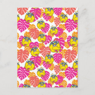 Big Bird Tropical Pattern Postcard