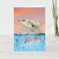 Big Birthday Fish in Water 