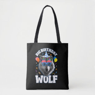 Big Birthday Wolf for Wolves Tote Bag