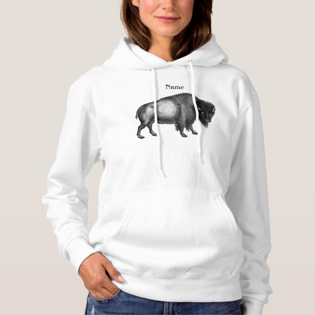 Big Bison Buffalo Thunder_Cove Hoodie (Front)