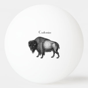 Big Bison Buffalo Thunder_Cove Ping Pong Ball