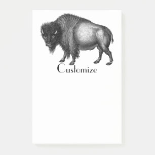 Big Bison Buffalo Thunder_Cove Post-it Notes