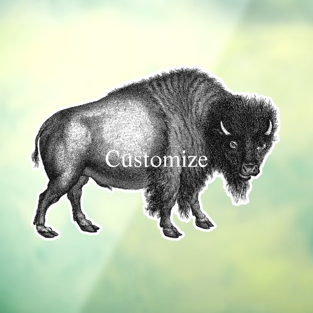 Big Bison Buffalo Thunder_Cove Window Cling (Sheet 3)