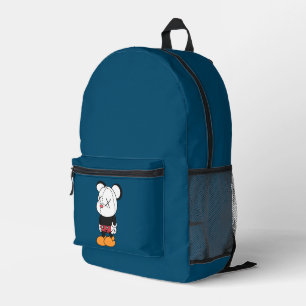Big black-eared mouse printed backpack