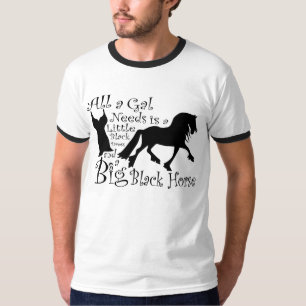 Big Black Horse T-Shirt
