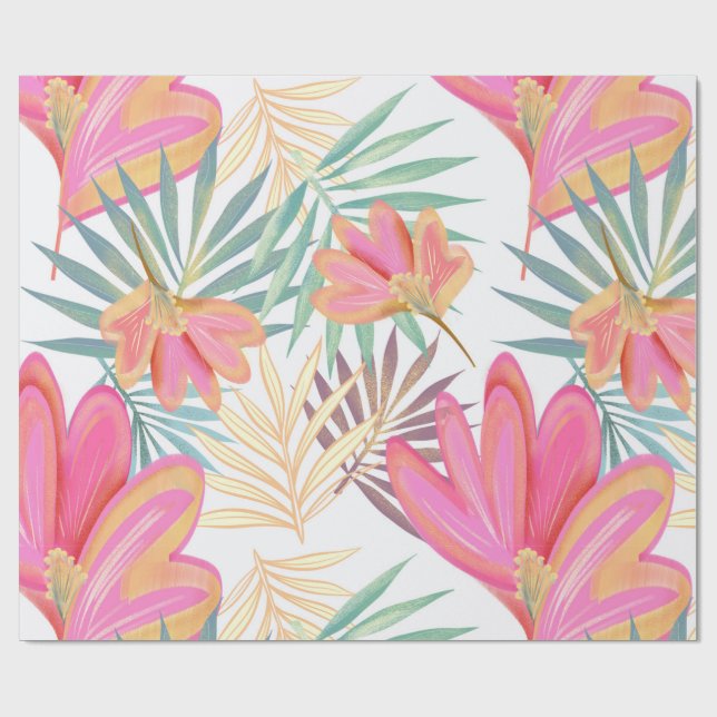Big Blooms Wrapping Paper (Flat)