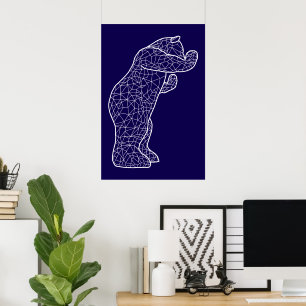 big blue bear poster