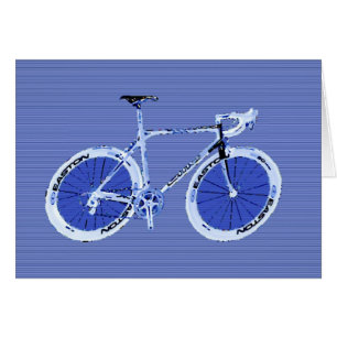 big blue bike