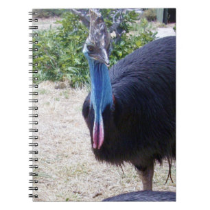 Big Blue Cassowary Bird,  Notebook