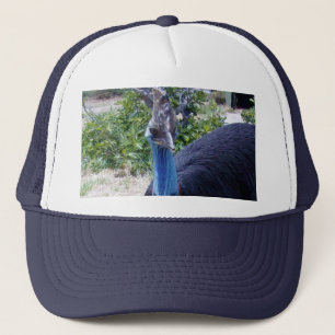 Big Blue Cassowary Bird, Trucker Hat