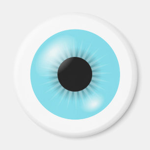 Big Blue Eyeball magnet