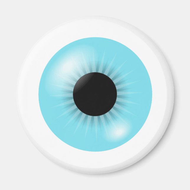 Big Blue Eyeball magnet (Front)