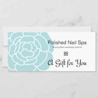 Big Blue Flower Gift Certificate 2