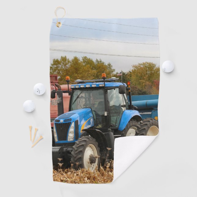 Big blue golf towel (InSitu)