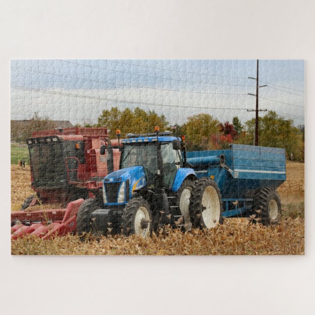 Big Blue Jigsaw Puzzle (Horizontal)