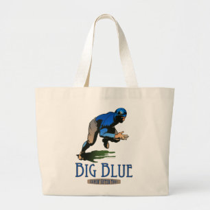 Big Blue Large Tote Bag