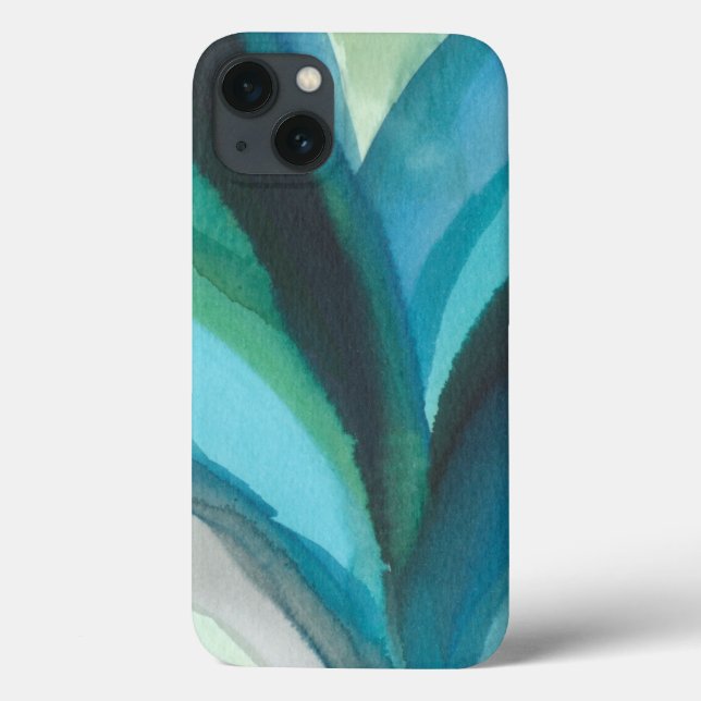 Big Blue Leaf I Case-Mate iPhone Case (Back)