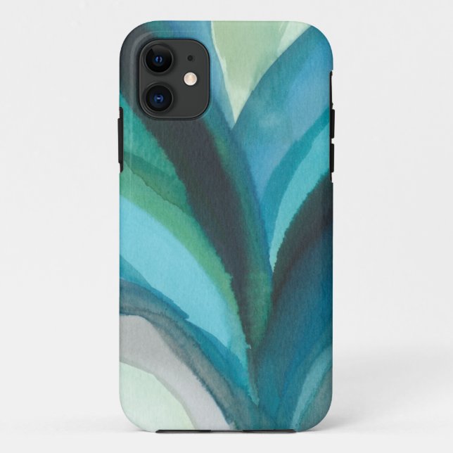 Big Blue Leaf I Case-Mate iPhone Case (Back)