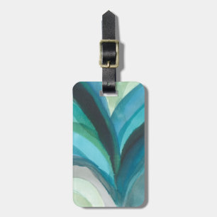 Big Blue Leaf I Luggage Tag