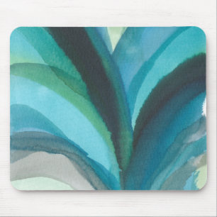 Big Blue Leaf I Mouse Mat