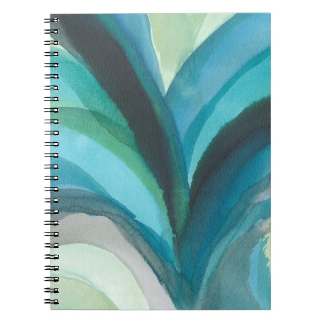 Big Blue Leaf I Notebook (Front)