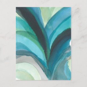 Big Blue Leaf I Postcard