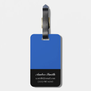 Big Blue Luggage Tag