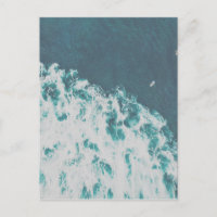 Big Blue Ocean Waves Aerial Beach View Photography