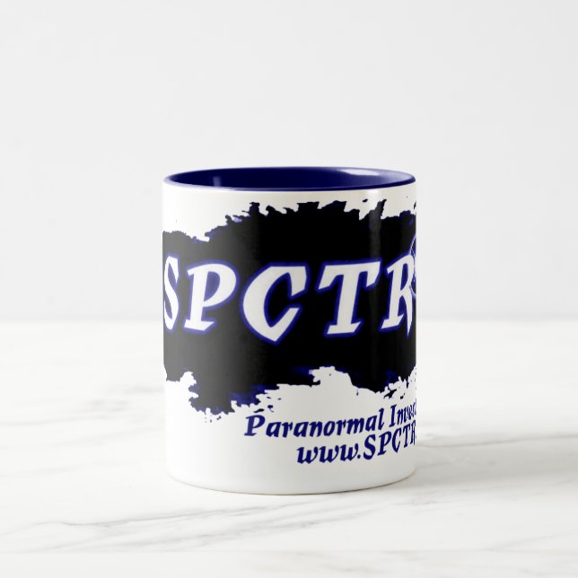 Big, Blue SPCTR mug (Center)
