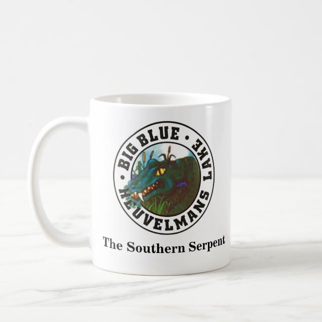 Big Blue, The Southern Serpent Coffee Mug (Left)
