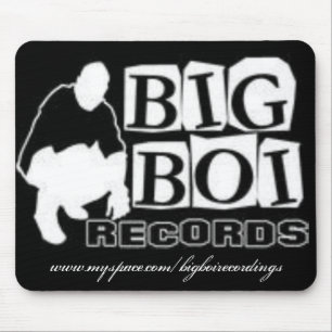 big boi records logo, www.myspace.com/bigboirec... mouse mat